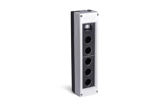 PK Series Plastic 5 Holes EMPTY + TIPASOM Grey-Black Control Box